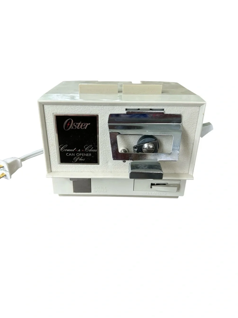 VTG Oster Touch-A-Matic Under the Cabinet Can Opener NEW Open Box Space Saver 85